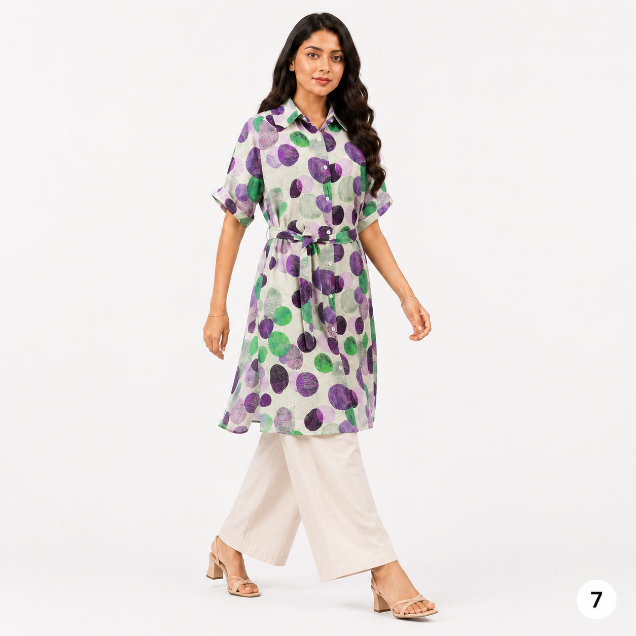 Violet Garden Printed Kurti