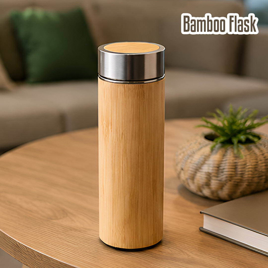 Bamboo Thermal Flask