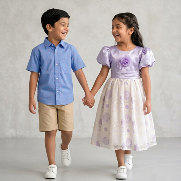 Kids T-Shirt & Frock Set