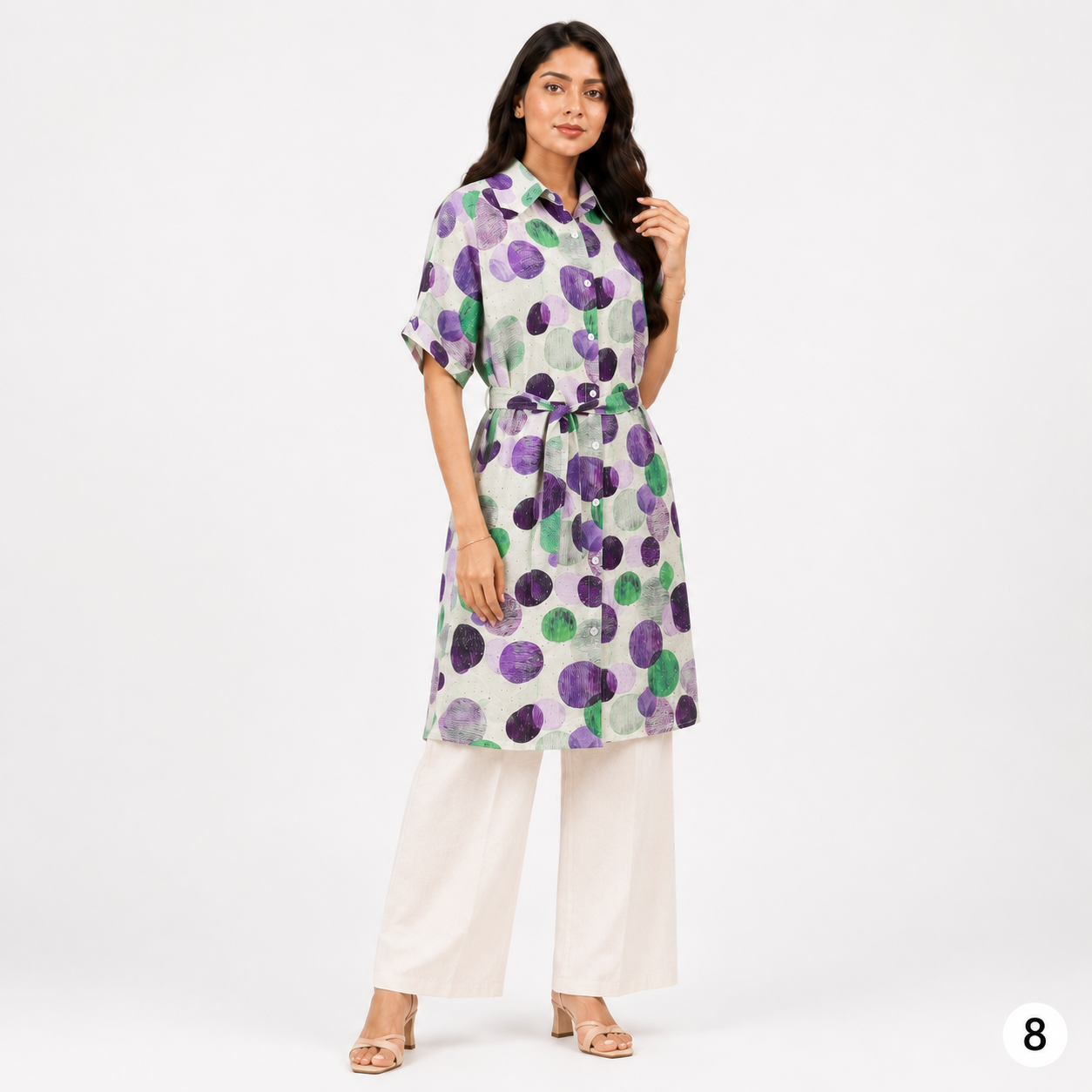 Violet Garden Printed Kurti