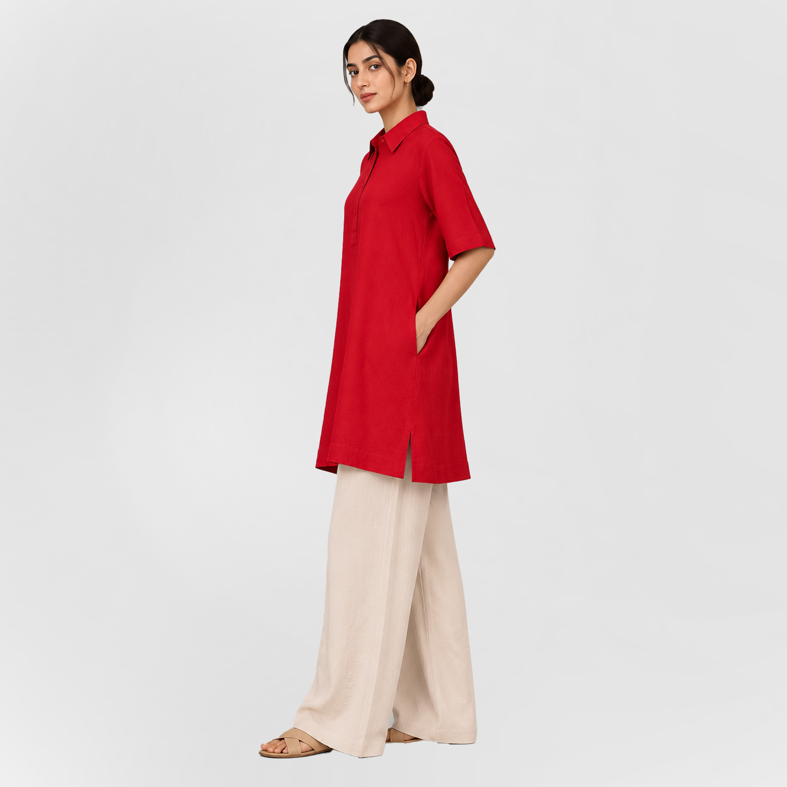 Red Statement Top