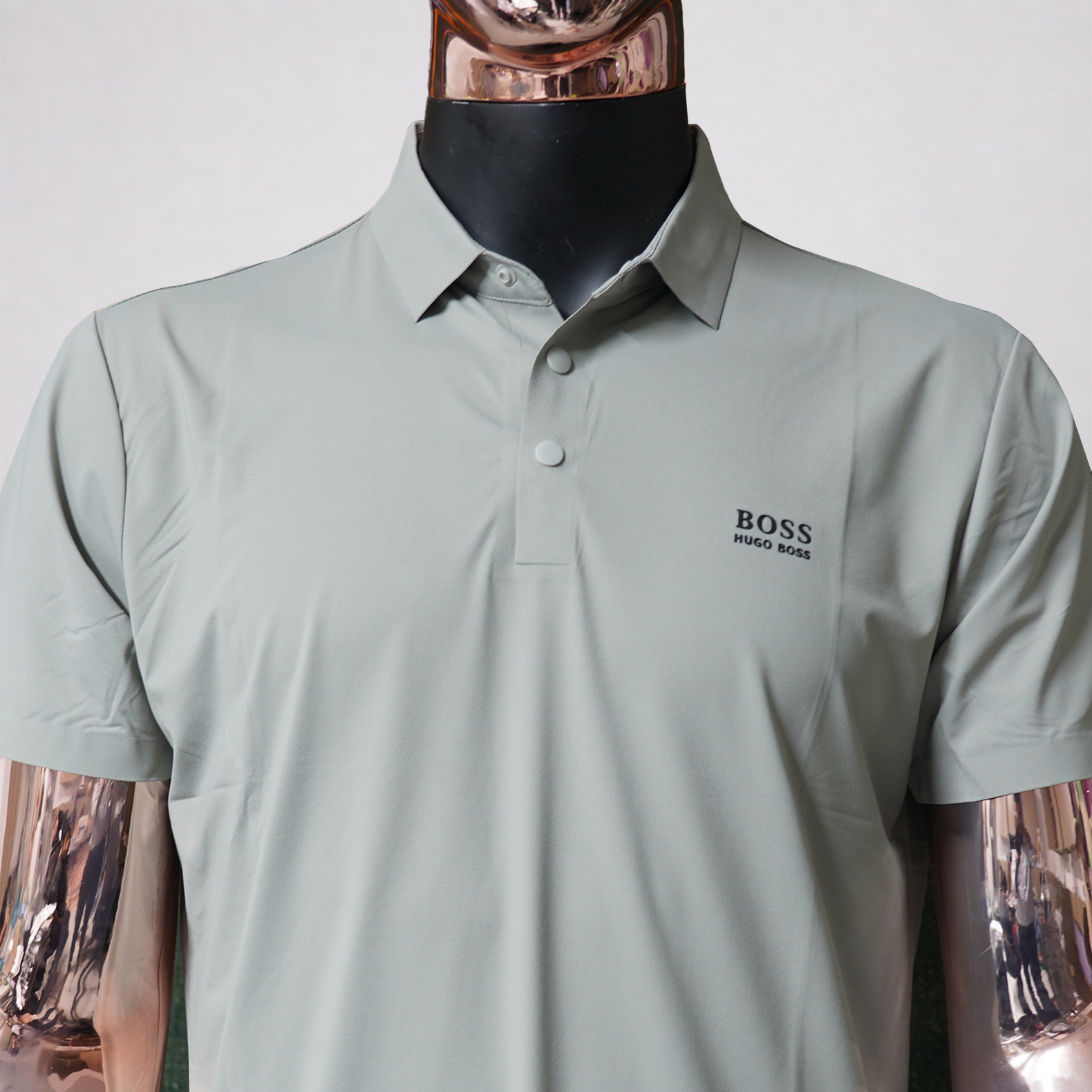 Classic Grey Premium Men's Polo