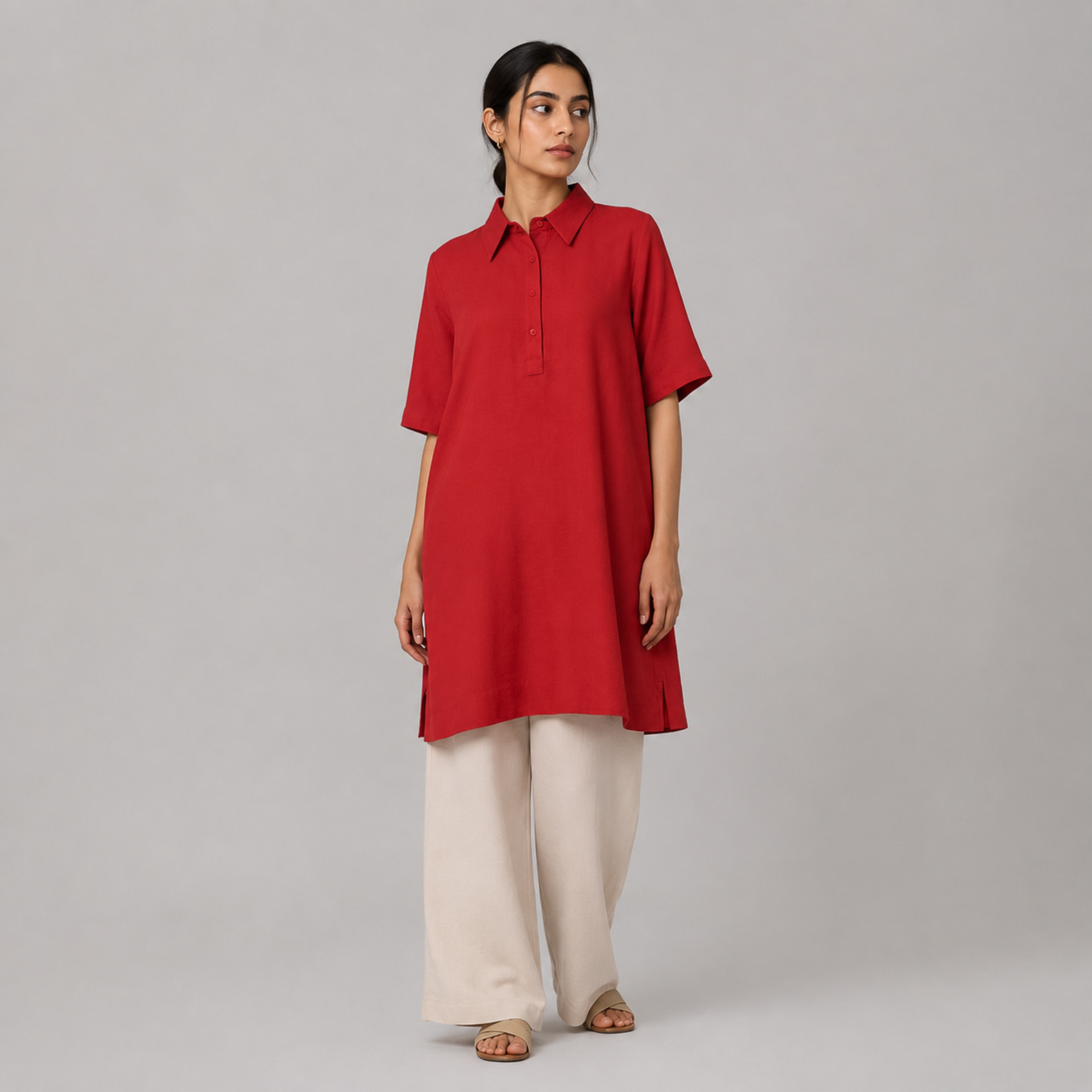 Red Statement Top