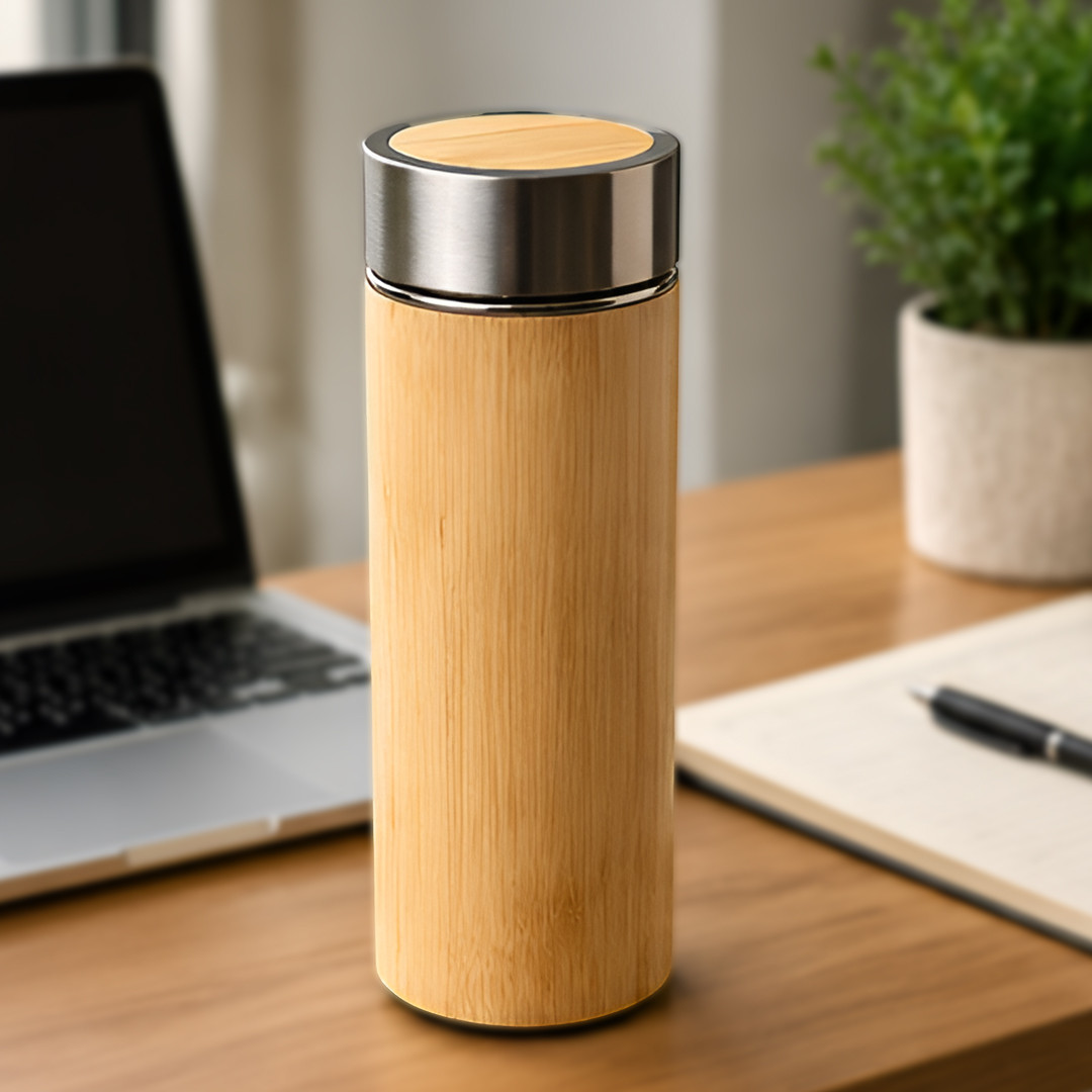 Bamboo Thermal Flask